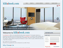 Tablet Screenshot of kliknbook.com